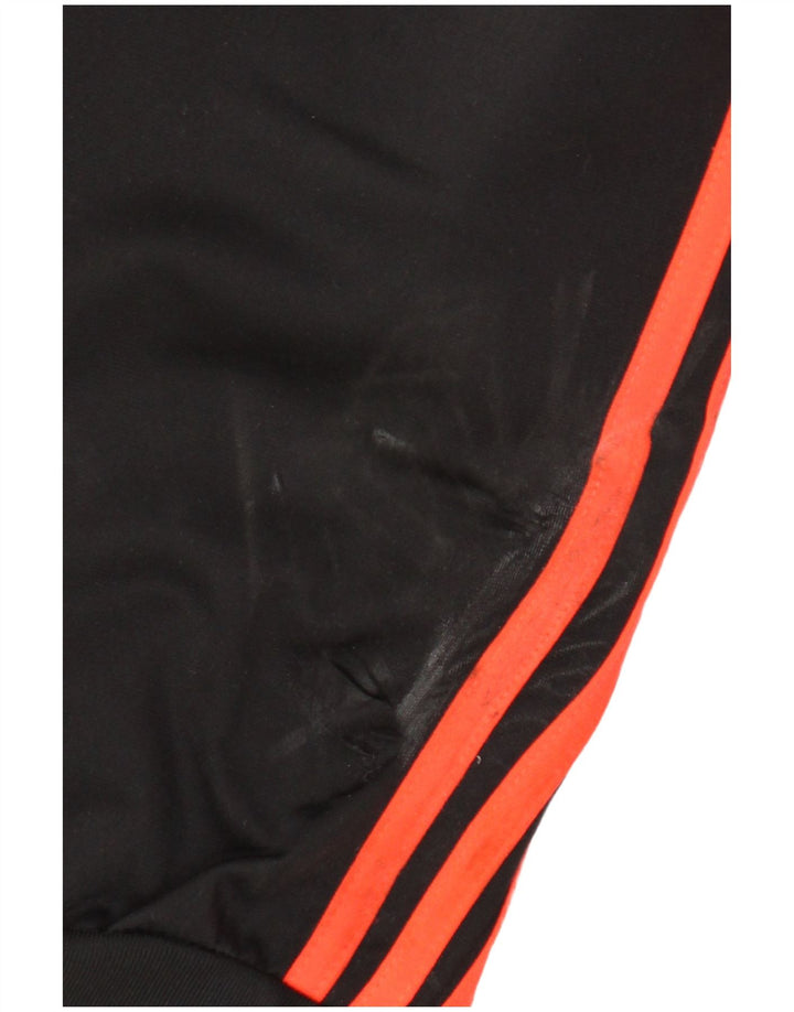 Pantaloni de trening pentru bărbați Adidas Pantaloni de jogging, mari, negru, poliester color bloc