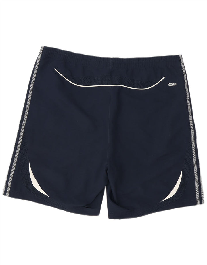 Pantaloni scurți sport pentru bărbați Adidas Climacool, mari, bleumarin, poliester color bloc