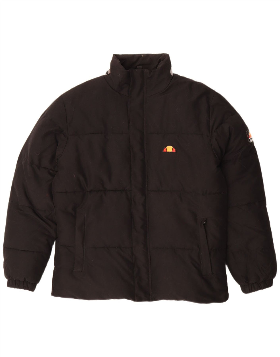 Jachetă căptușită cu grafică pentru bărbați Ellesse UK 40 Poliester negru mare