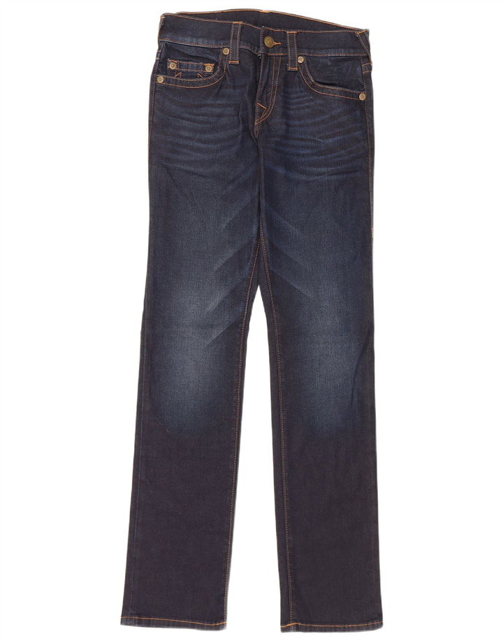True Religion Blugi subțiri pentru femei L28 L34 Bumbac bleumarin