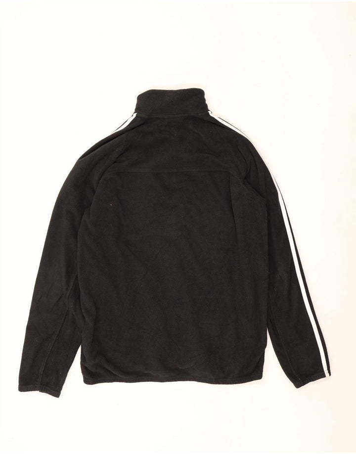 Jachetă fleece pentru bărbați Adidas UK 40, mare, negru, poliester