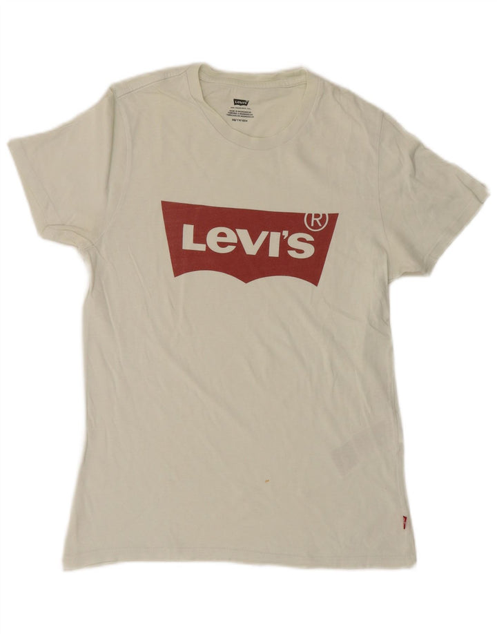 Tricou grafic pentru bărbați Levi's Top XS Bumbac alb