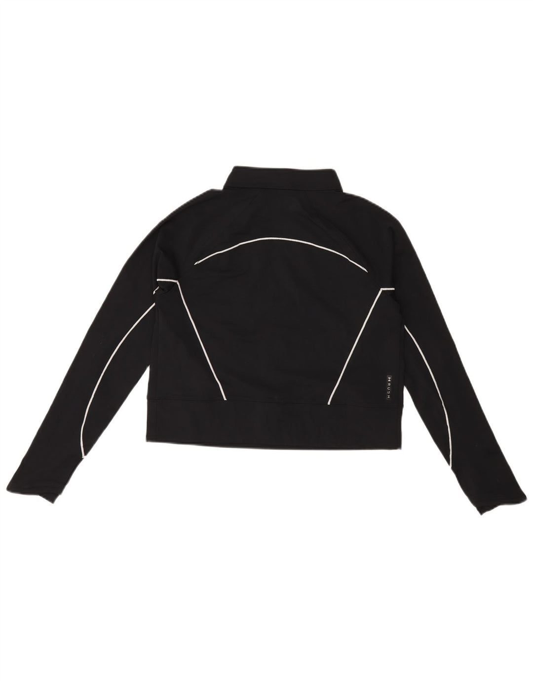 UNDER ARMOUR Cold Gear Crop Hanorac Jumper UK 10 Mic Negru