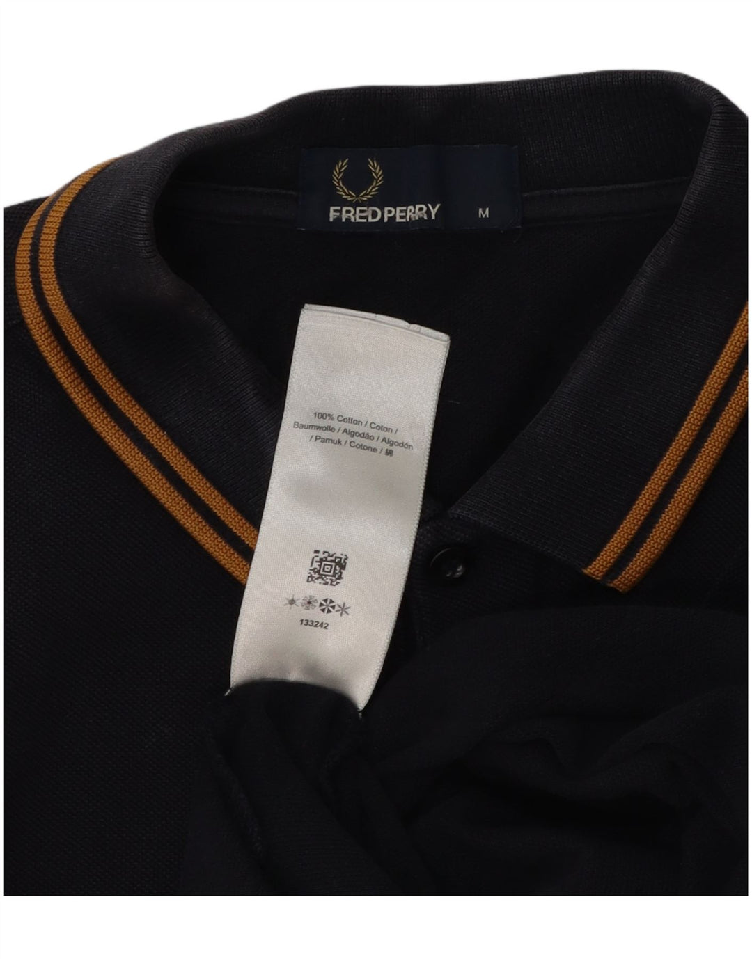 Cămașă polo Fred Perry pentru bărbați, bumbac, albastru bleumarin mediu