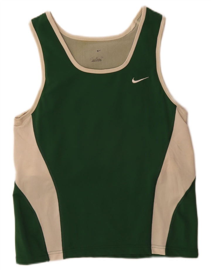 Vestă pentru femei Nike UK 14, mare, verde, colorblock