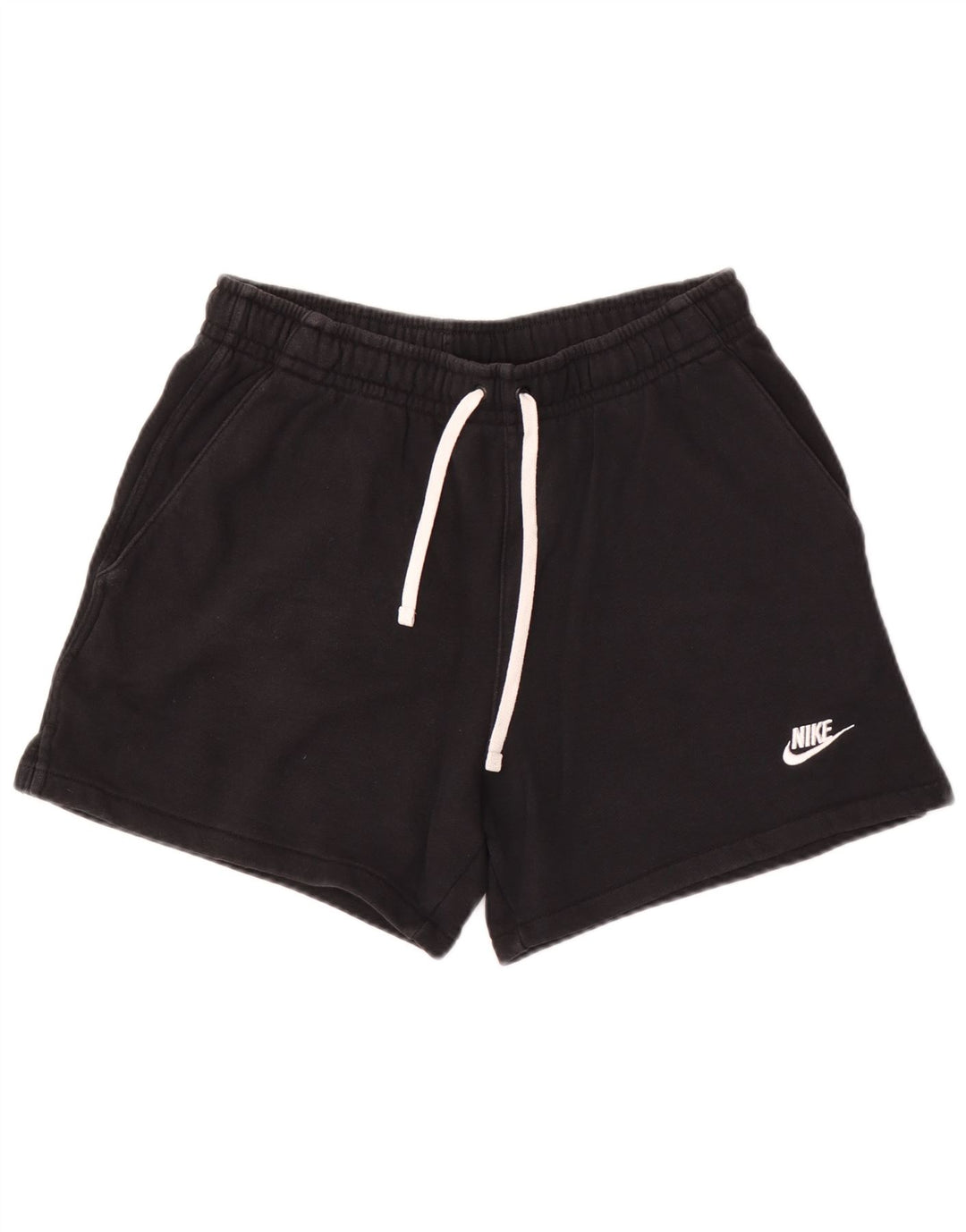 Pantaloni scurți sport Nike pentru bărbați, bumbac mediu negru