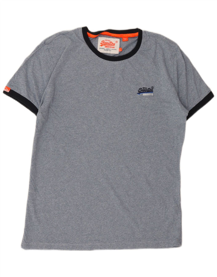 Tricou Superdry pentru bărbați Top mare din bumbac albastru