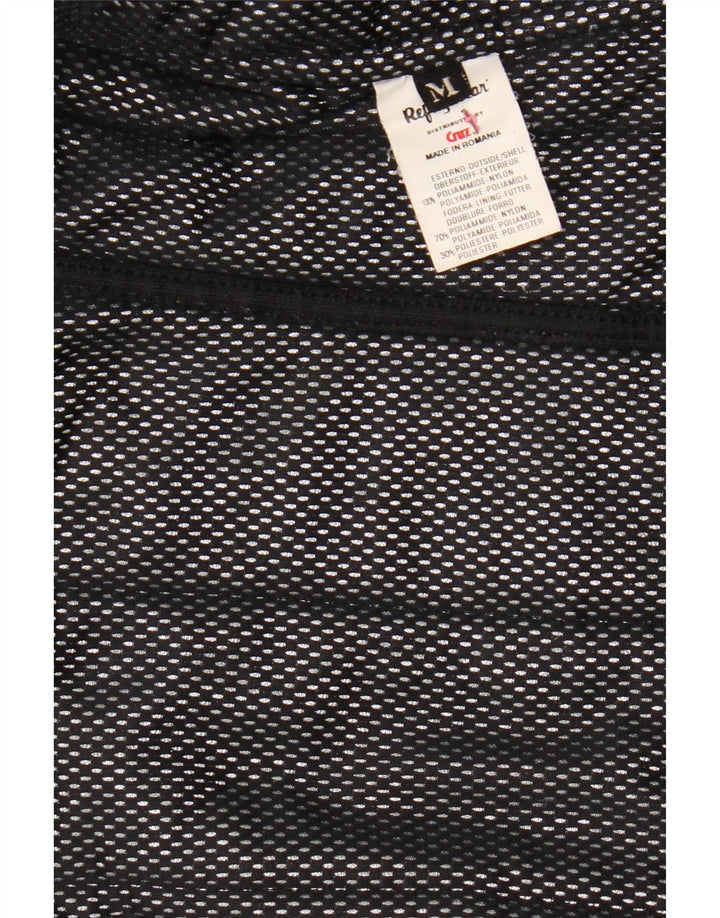 Jachetă Biker pentru femei Refrigiwear UK 12 Medium Black Nylon