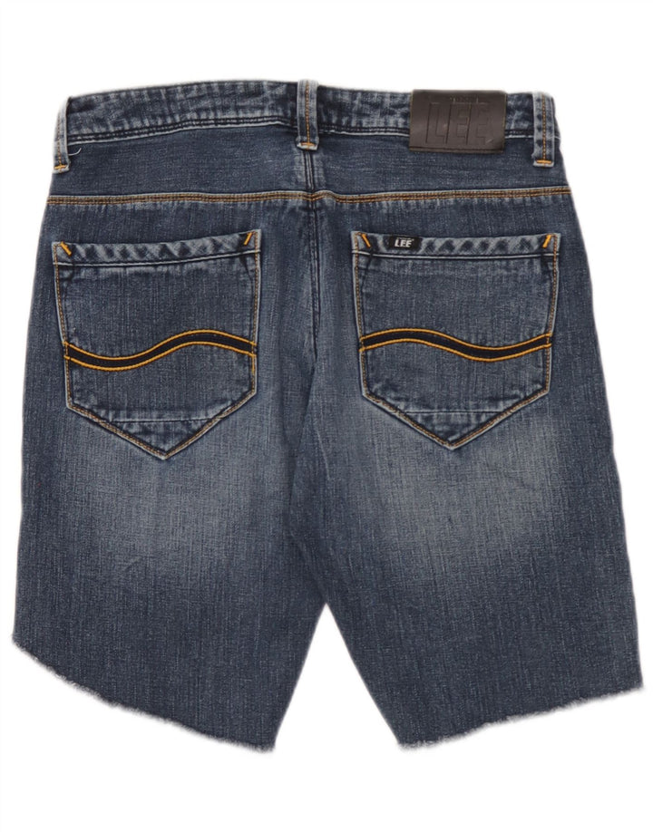 Pantaloni scurți din blugi pentru bărbați Lee W33, bumbac albastru mediu