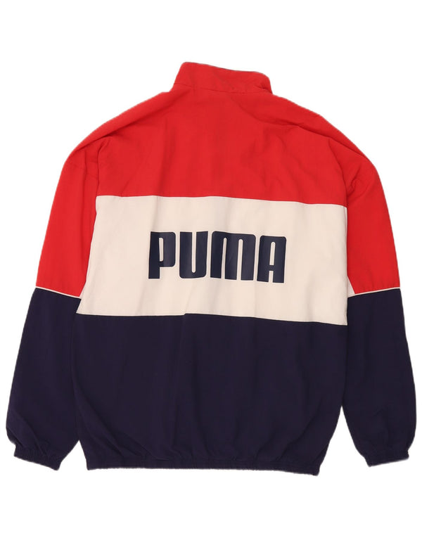 Jachetă de top pentru trening grafic PUMA pentru bărbați, mediu multicolor, color block