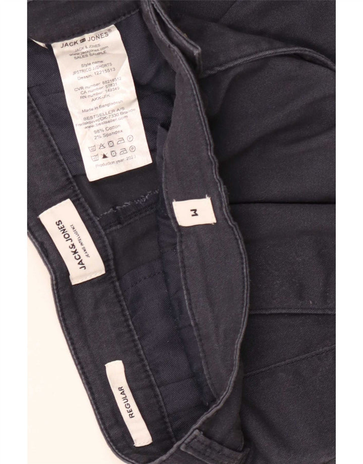Pantaloni scurti chino Jack & Jones pentru femei, cu ajustare normală, mediu W30, bumbac bleumarin