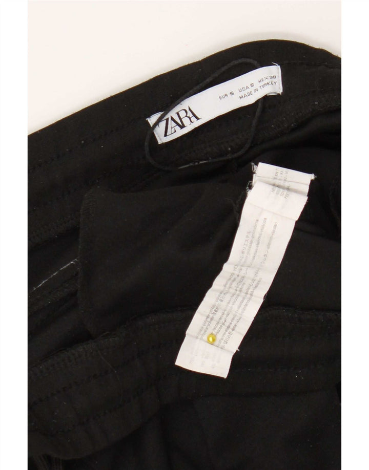 Pantaloni de trening Zara Barbati Crop Pantaloni de jogging Mici Poliester negru