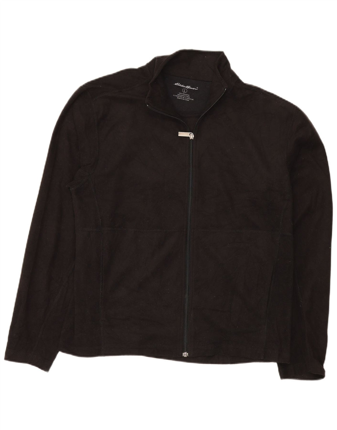 Jachetă fleece pentru bărbați Eddie Bauer UK 40 Poliester negru mare
