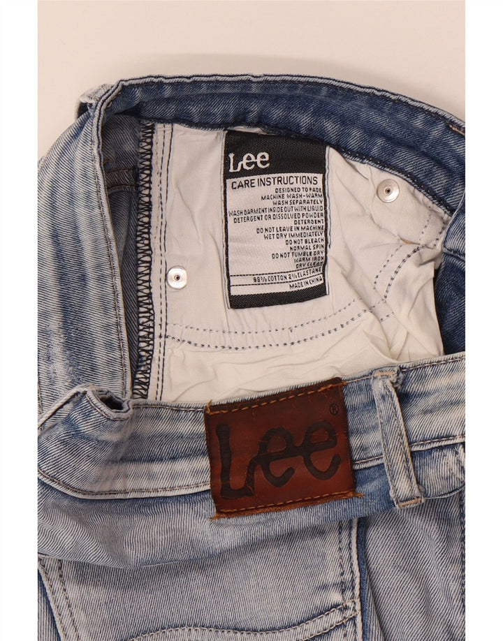 Blugi skinny distressed LEE pentru femei W30 L31 bumbac albastru