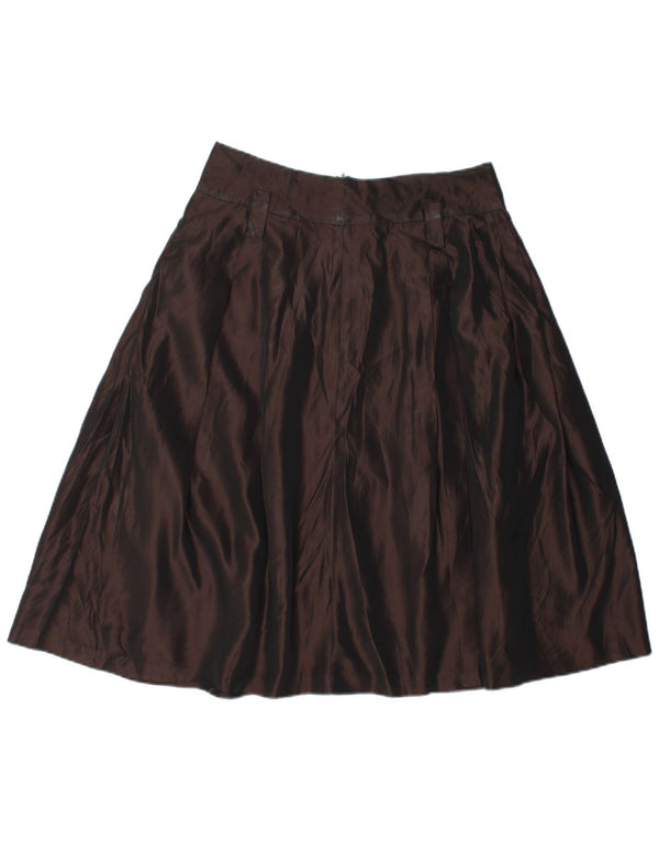 Fustă A-Line Femei Zara Medium W28 Maro Rayon