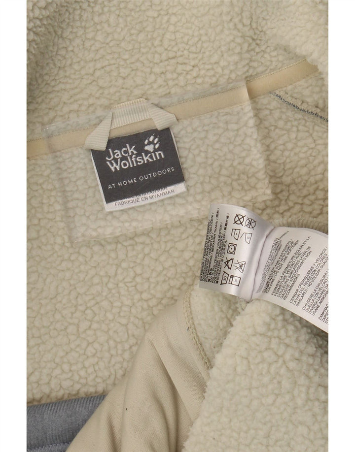 Jack Wolfskin Jachetă Sherpa pentru femei UK 16 Poliester albastru mare
