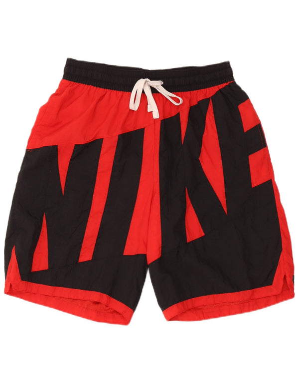 Pantaloni scurți sport grafic Nike pentru bărbați, XL, roșu, din nailon