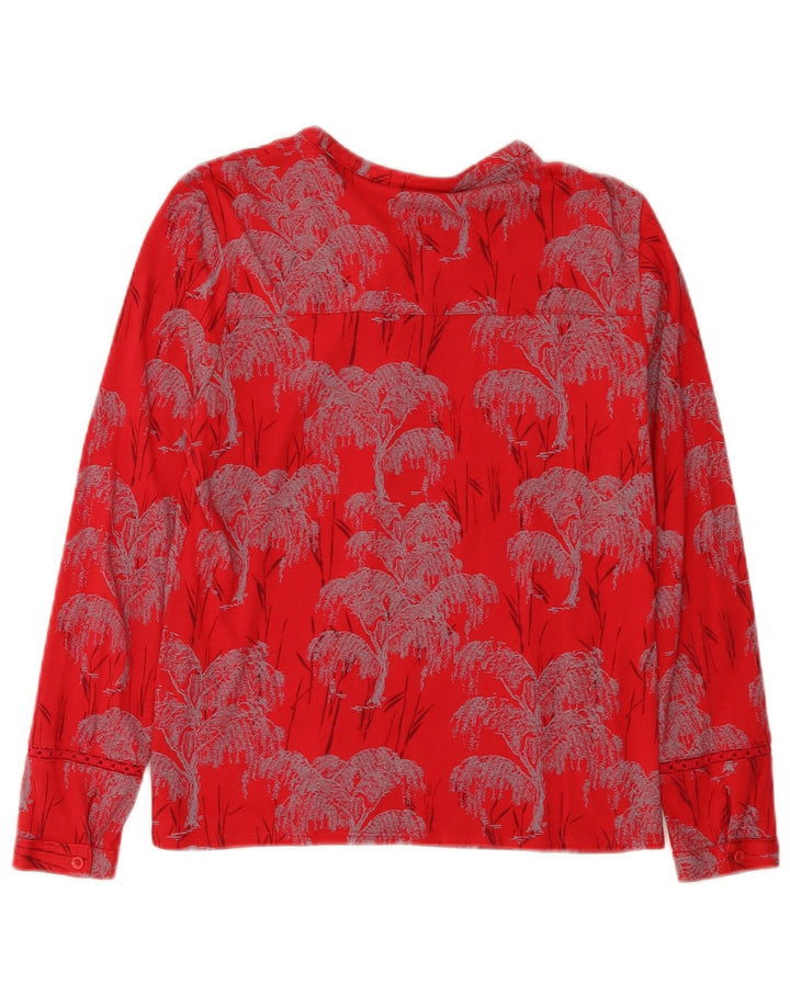 Bluză cămașă pentru femei White Stuff UK 8 Mic Roșu Floral Modal