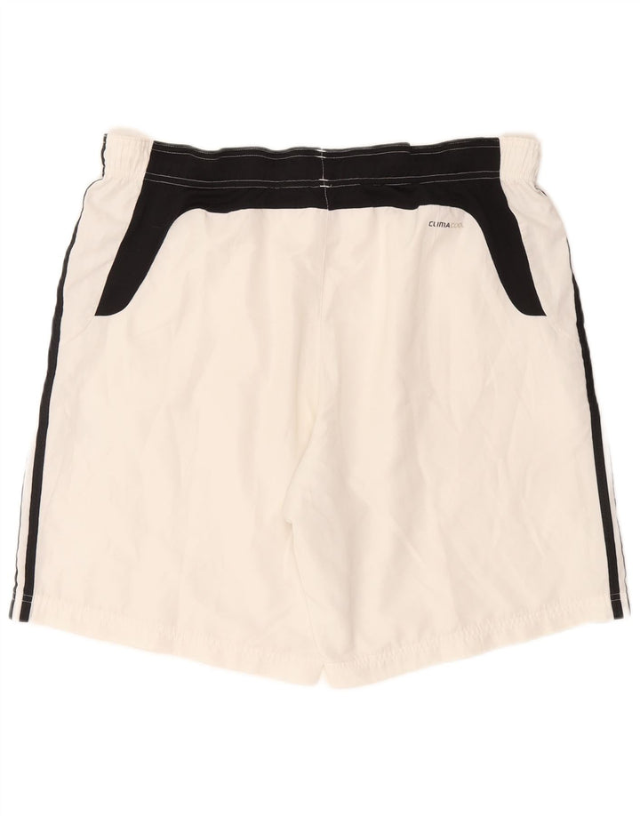 Pantaloni scurți de înot Adidas Climacool pentru bărbați, mari, alb, din poliester