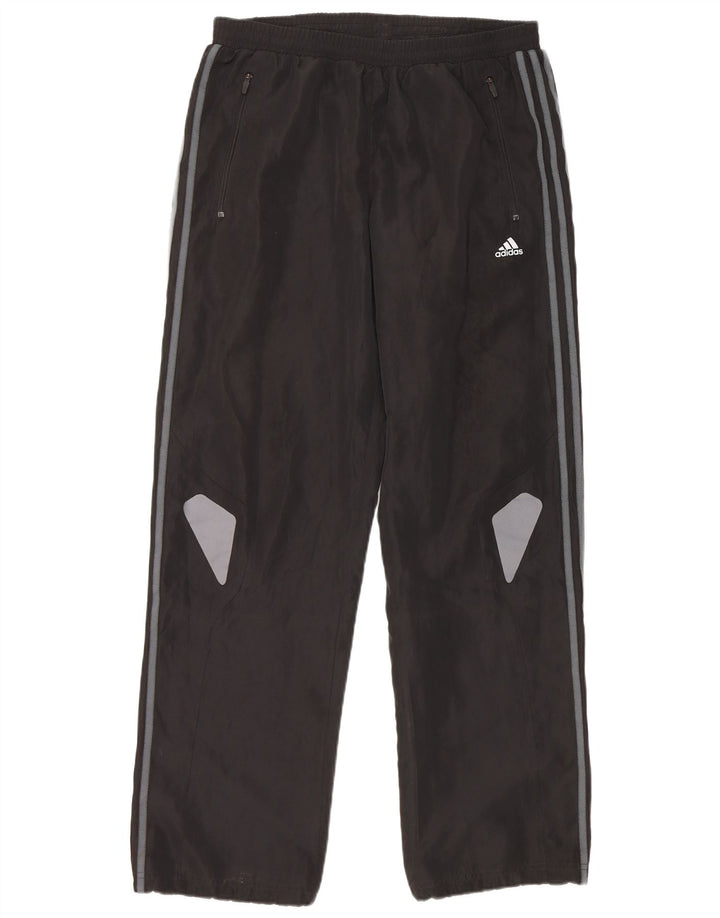 Pantaloni de trening Adidas Climacool pentru bărbați, negru mediu, poliester bloc de culoare