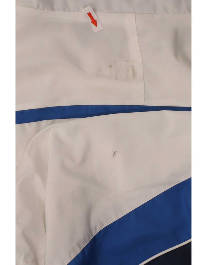 Jachetă de trening pentru bărbați Asics, 2XL, poliester color bloc alb