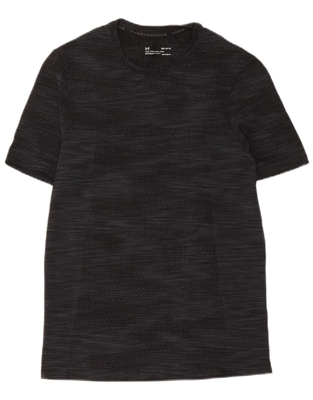 Tricou Under Armour pentru bărbați Heat Gear Top Medium Black Flecked