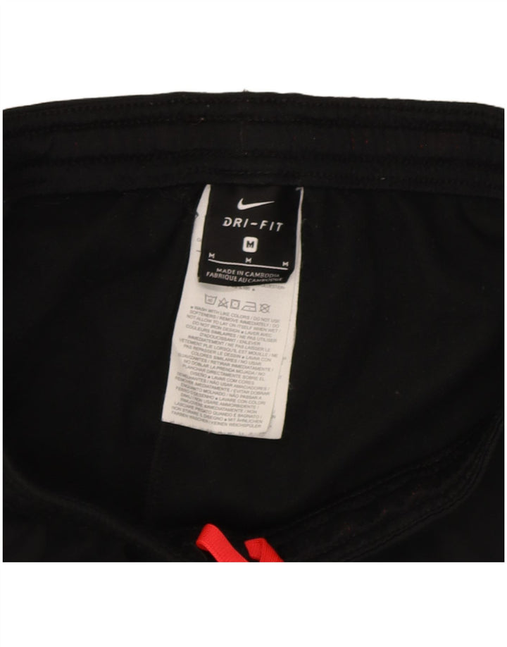Pantaloni de trening Nike pentru femei UK 12 Medium Black Colorblock Poliester