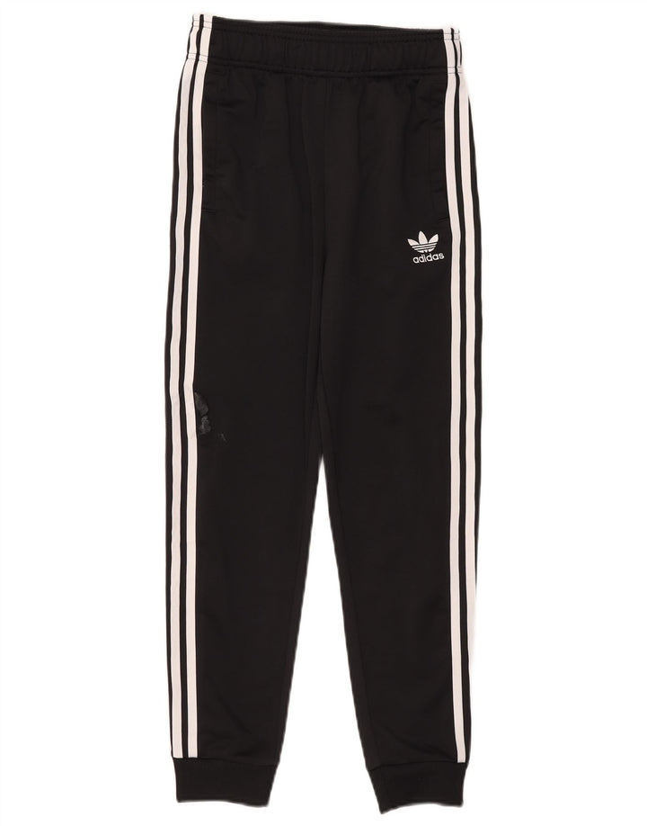 Adidas Băieți Pantaloni Trening Pantaloni Joggeri 11-12 Ani Poliester Negru