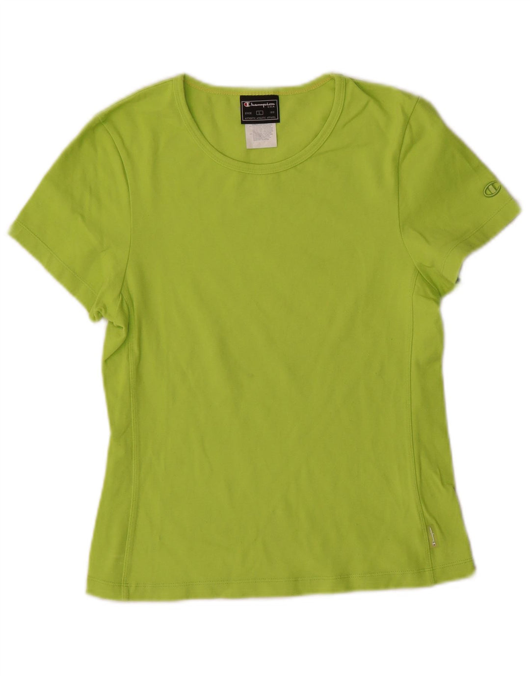 Tricou Champion pentru femei Top UK 14 Poliester verde mare