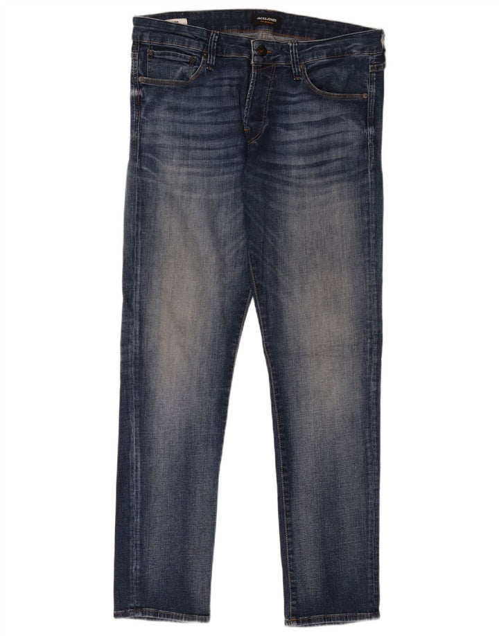 Blugi Jack & Jones GLENN Slim pentru bărbați W34 L32 Bumbac albastru