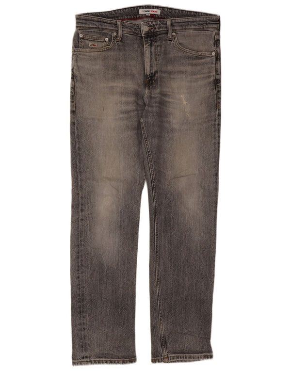 Blugi slim pentru bărbați Tommy Hilfiger W32 L30 bumbac gri