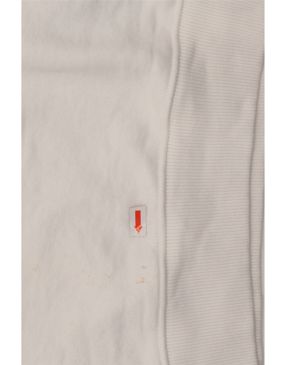 TOMMY HILFIGER Pulover oversize Crop pentru femei UK 6 XS Alb