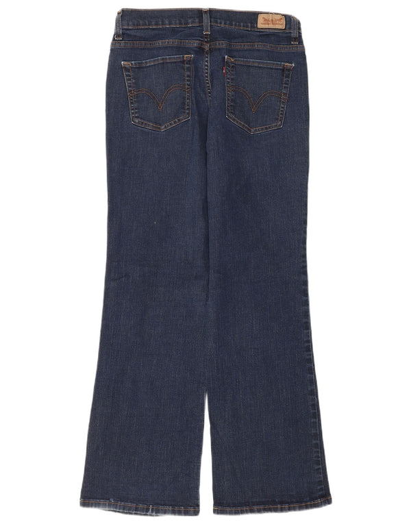 Jeans Levi's 512 Perfectly Slimming Bootcut W31 L30, bumbac albastru