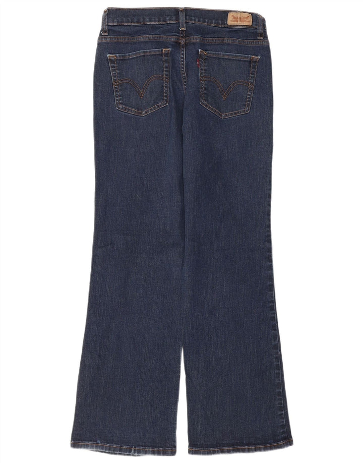 Jeans Levi's 512 Perfectly Slimming Bootcut W31 L30, bumbac albastru