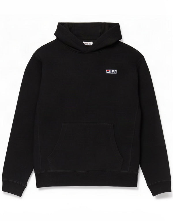 Fila Mens Hoodie Jumper Medium Black Cotton