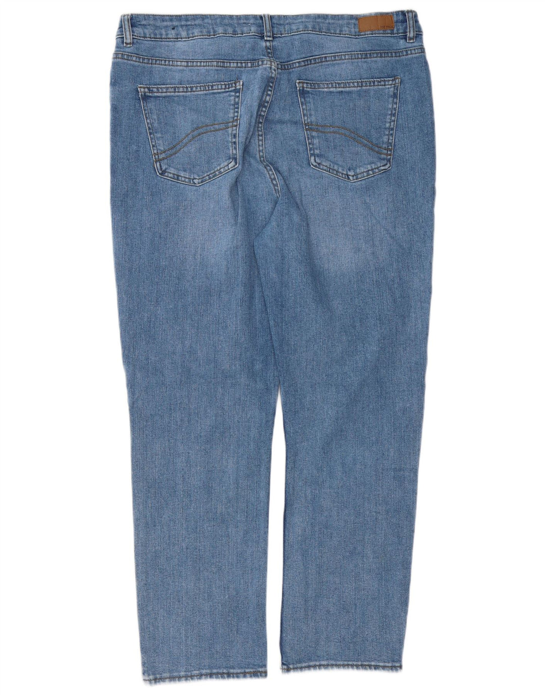 FAT FACE Blugi drepti pentru femei Chesham Girlfriend UK 16 Large W36 L28 Blue