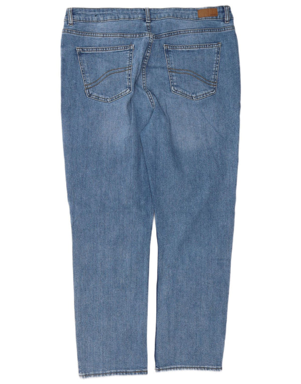 FAT FACE Blugi drepti pentru femei Chesham Girlfriend UK 16 Large W36 L28 Blue