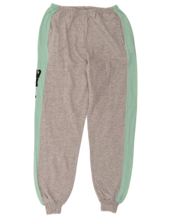 Pantaloni de trening vintage pentru bărbați cu grafică Joggeri UK 14 mare gri