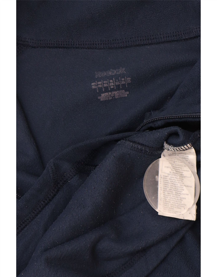 Jachetă pentru bărbați din lână REEBOK UK 42 XL bleumarin poliester