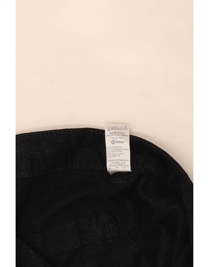 Pantaloni Capri pentru femei Marks & Spencer UK 12 Medium W32 in negru