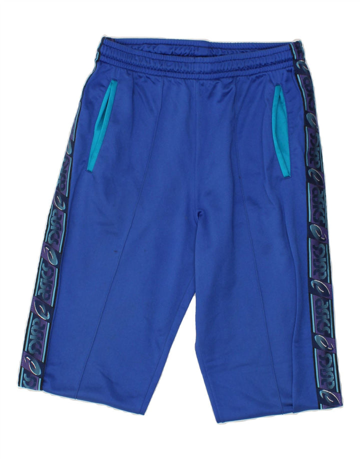 ASICS Mens Graphic Tracksuit Trousers IT 48 Medium Blue Polyamide Vintage Asics and Second-Hand Asics from Messina Hembry 