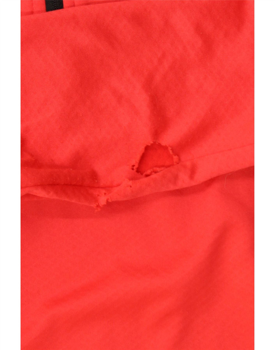 Trening pentru bărbați, cu grafic, cu fermoar și gât, din poliester roșu mediu