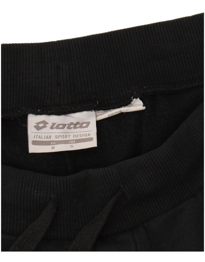 Pantaloni de trening grafic pentru bărbați LOTTO Pantaloni de jogging Medium Black