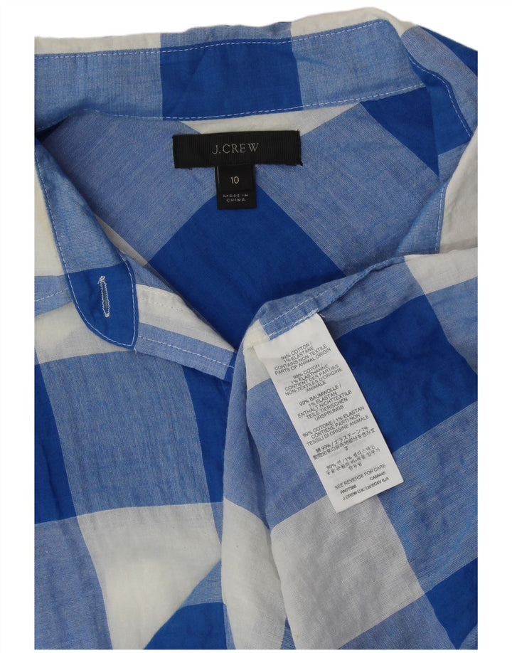 Cămașă pulover pentru femei J. Crew US 10 Large Blue Gingham Bumbac