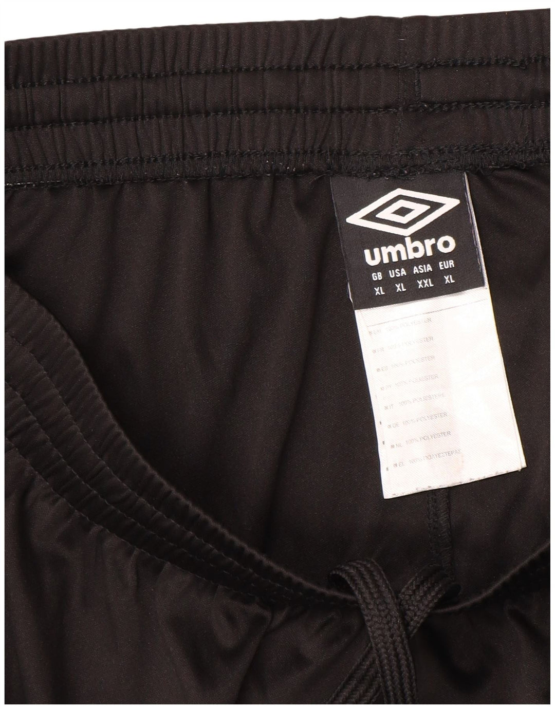 Pantaloni scurți sport pentru bărbați Umbro XL poliester negru