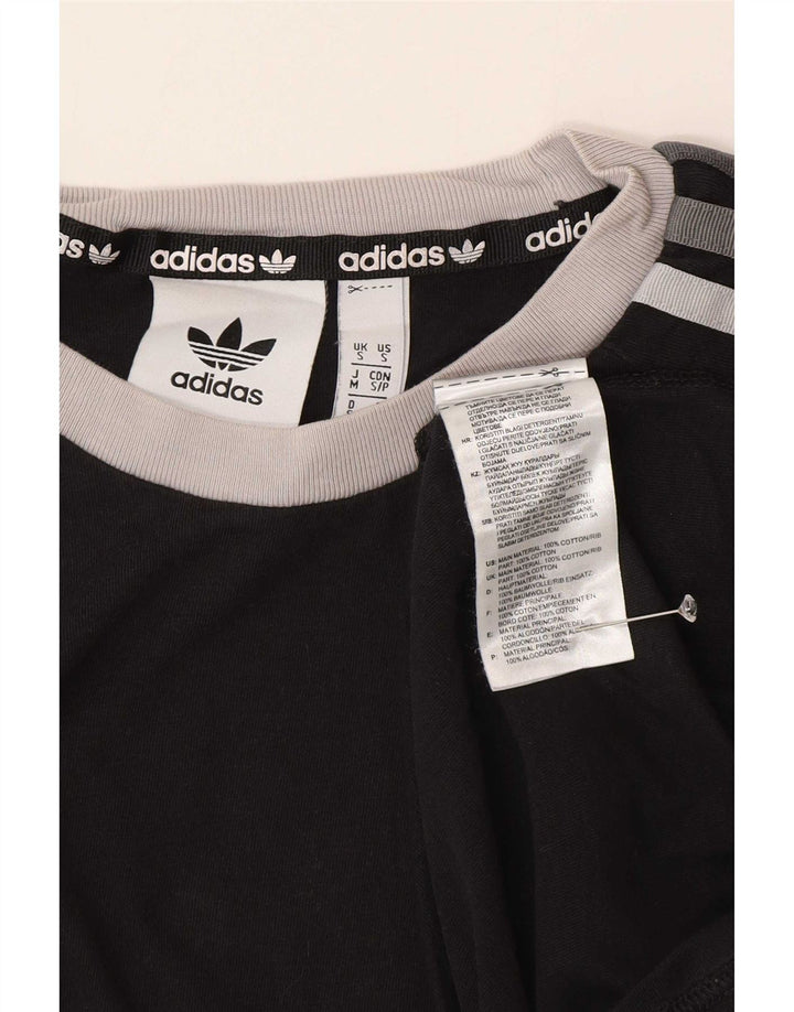 Tricou pentru bărbați Adidas Top mic, negru, bumbac