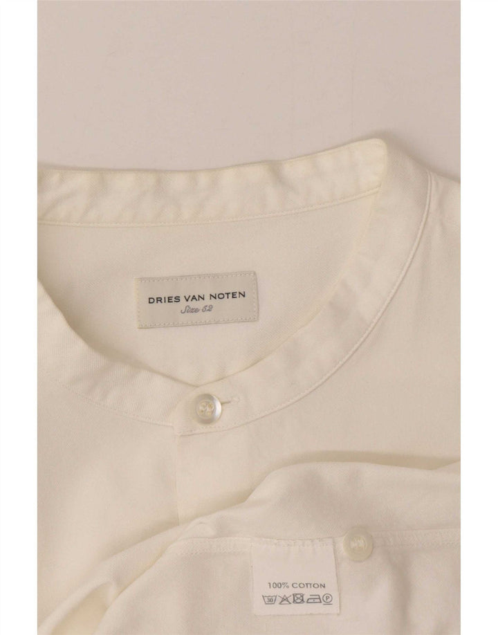 Cămașă pentru bărbați Dries Van Noten IT 52 Bumbac alb mare