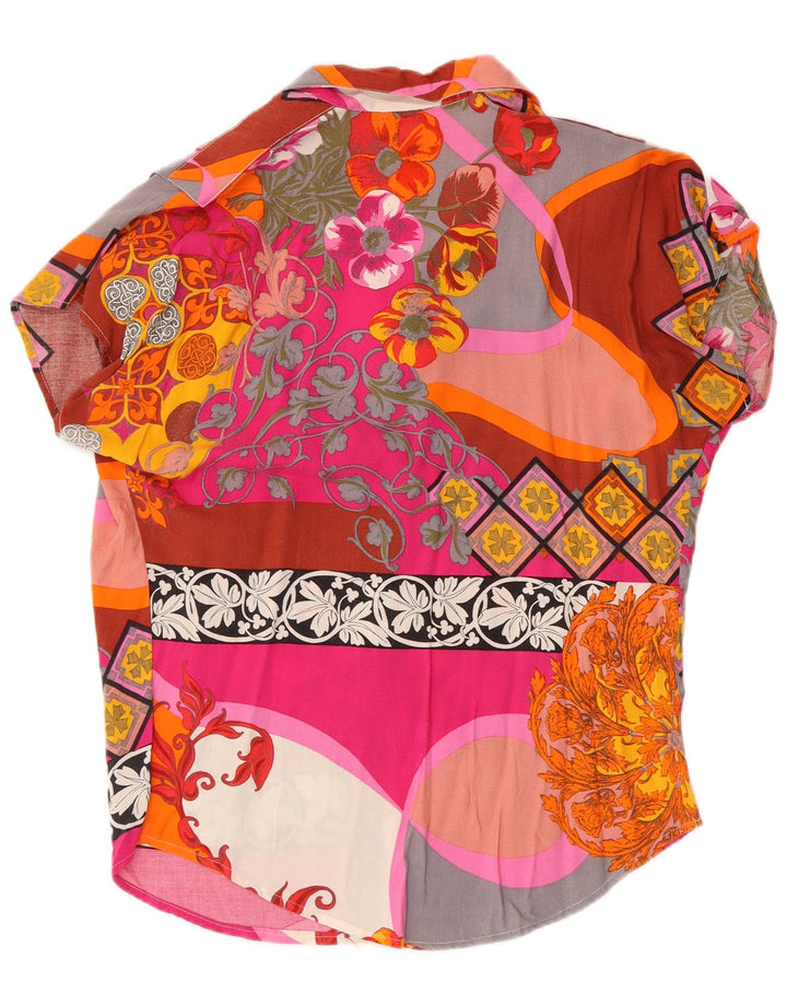 Cămașă supradimensionată pentru femei ALBA FORNARI UK 10 mic, multicoloră, mozaic