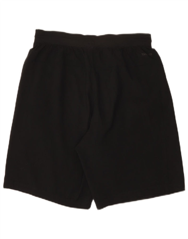 Pantaloni scurți sport adidas Climalite pentru bărbați, poliester negru mic