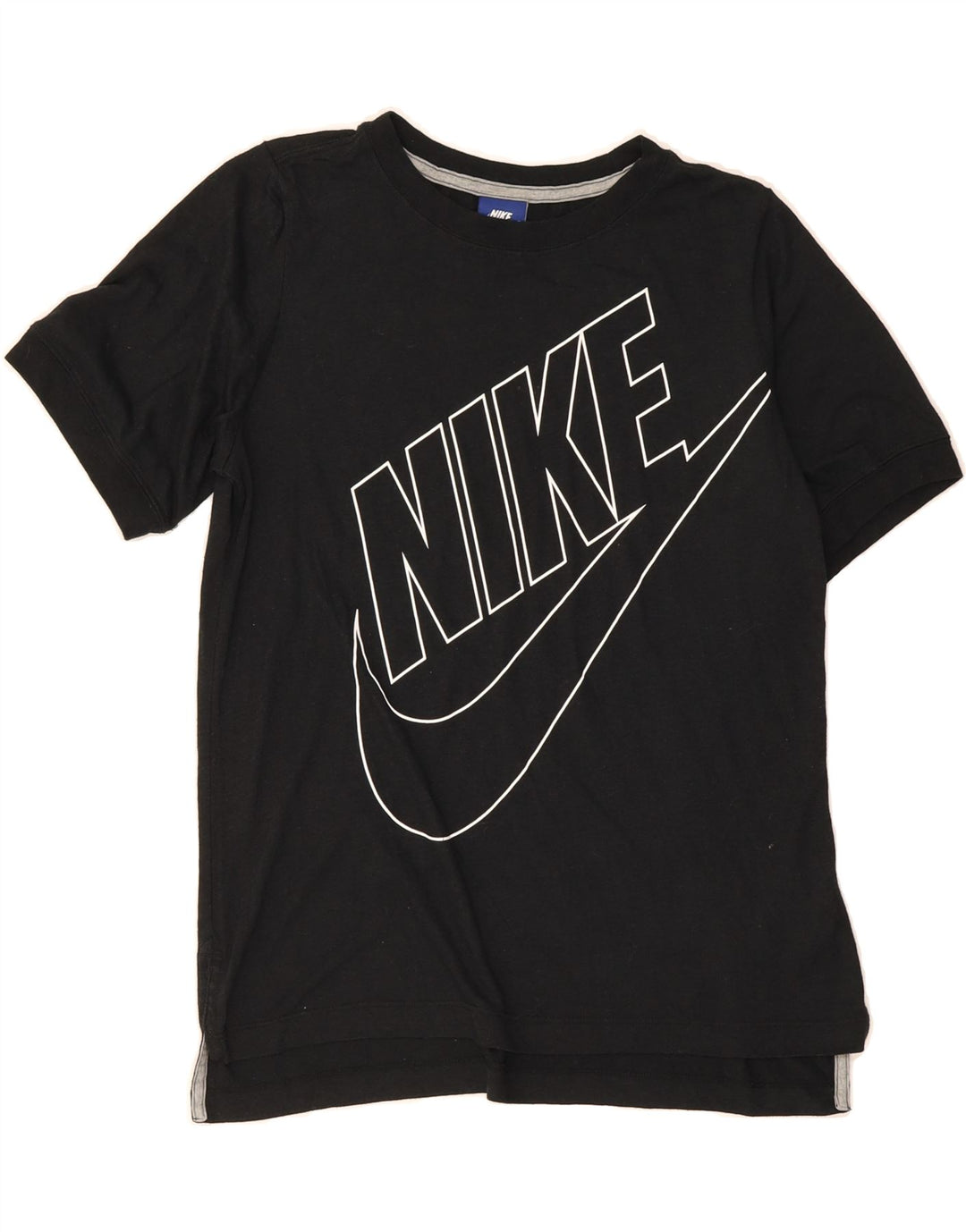 NIKE Mens Graphic T-Shirt Top Small Black Polyester Vintage Nike and Second-Hand Nike from Messina Hembry 